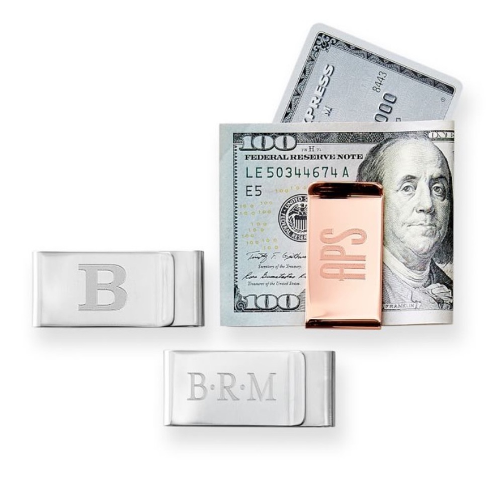 Mark & Graham Money Clip in Silver
